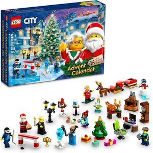 City 2023 Multi-Color Advent Calendar Christmas Holiday Countdown Playset